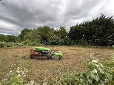 Robocut,  Embankment flail mulcher, bank Mower, Remote Flail, Green Climber Hire