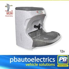 Teal Handeman Xtra 12v Hot Water Hand Wash Portable Sink For Work Vans - HMXG12V