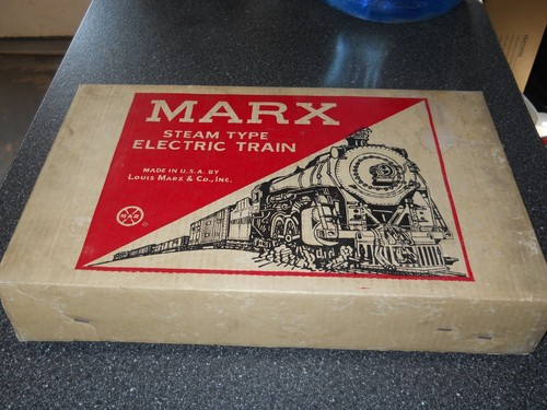 Marx steam type electric train - steam,