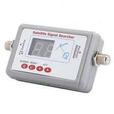 Portable Signal Strength Meter LNB To REC Connector With Level Control Finder