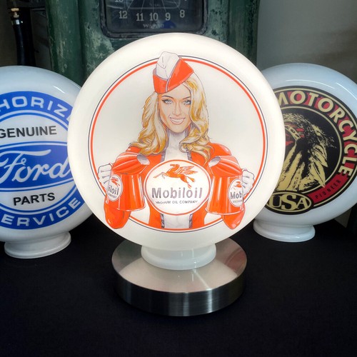 Mobiloil pinup large gas - pinup,