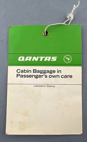 Qantas cabin baggage vintage - baggage,