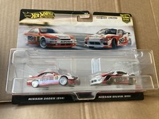 HOT WHEELS PREMIUM DIECAST -Nissan 2 pack - Nissan 240SX (S14) -Combined Postage