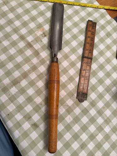 Vintage rob sorby gouge - a,