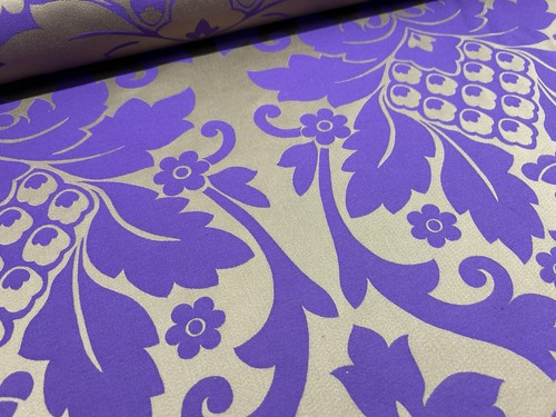 Purple damask curtain - purple, material