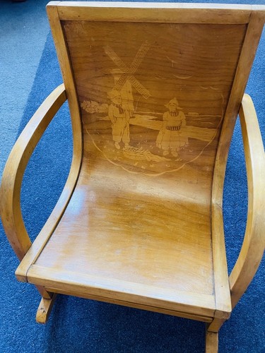 Vintage childs rocking chair - vintage,