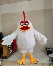 Halloween White chicken Mascot