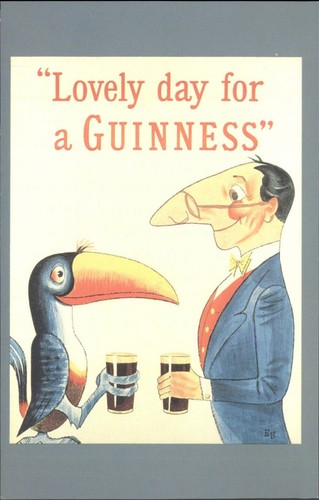 Guinness toucan man lovely - man, "lovely
