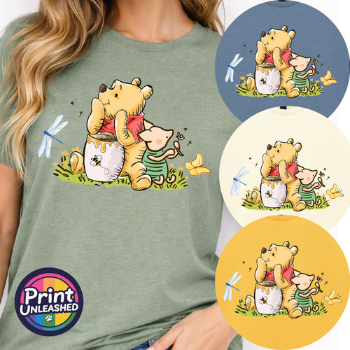 Classic pooh piglet printed - classic,