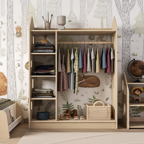 Montessori wardrobe for