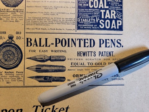 1900 advert hewitt ball - advert,