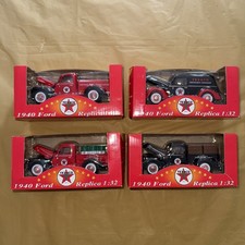 Bb73- 4x Die-cast TEXACO Old Timer Collection 1940 Ford - 1:32