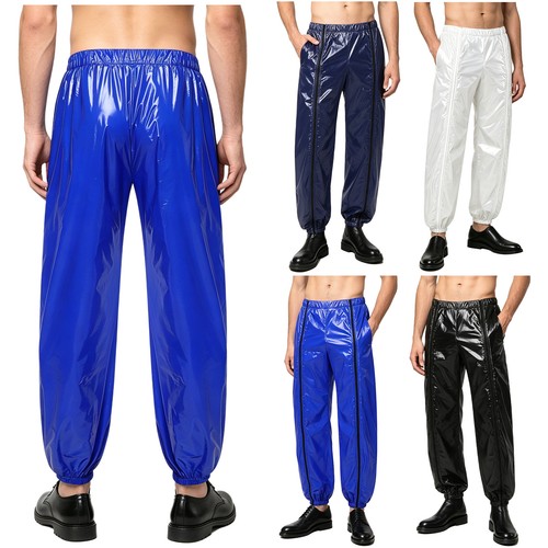 Men glossy pvc waterproof - men,