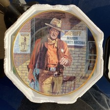 FRANKLIN MINT Plate John Wayne