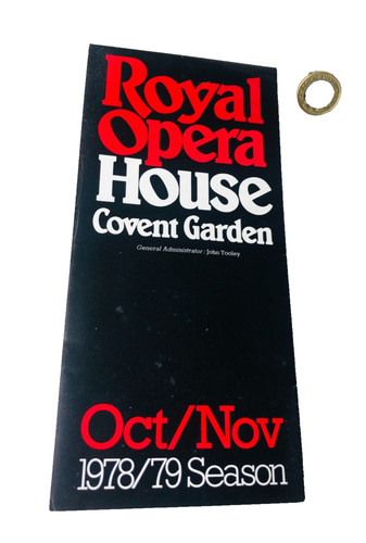 Theatre programme royal - programme, opera
