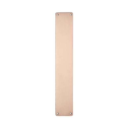 Copper door finger plate - copper,