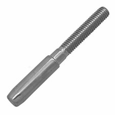 Stainless Steel Wire Rope Swage MINI Swage Stud RIGHT HANDED 3mm - 4mm