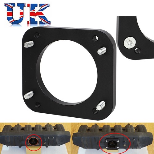 Aluminum throttle body adapter - aluminum,