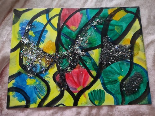 Original mixed acrylic