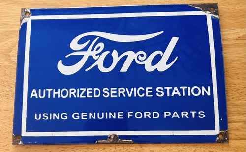 Enamel sign ford - sign,