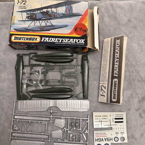 Vintage matchbox fairey - fairey, seafox