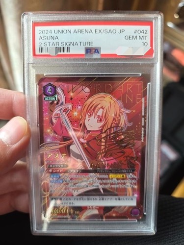 Psa signed union arena - psa, 10