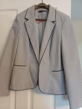 Navy / White Stripe Blazer/
