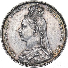 1890 Shilling - Victoria