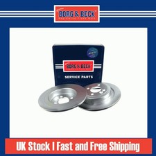 2x Brake Discs Solid For Mini