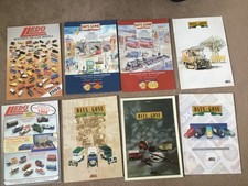 8x Lledo Models of Days Gone Catalogues - Leaflets 1988 Onwards good condition.