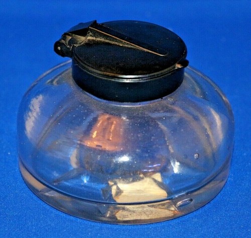 Vintage glass inkwell - glass, velos