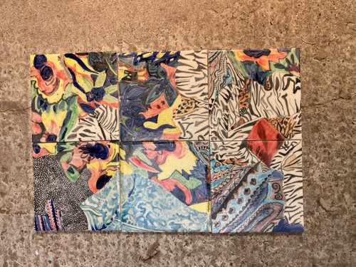 Hand painted cermaic - hand,