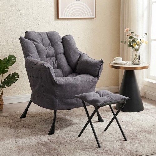 Contemporary dark grey lounge - contemporary,