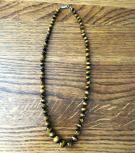 Tiger eye beaded - tiger’s, necklace