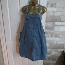 DENIM CO ● size 16 18 ● blue denim dungaree dress womens ladies