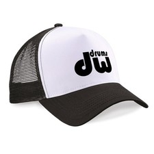DW DRUMS Snapback Trucker Mesh CAP cotton front 5 panel HAT