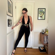 90s Vintage DKNY Deep Cut