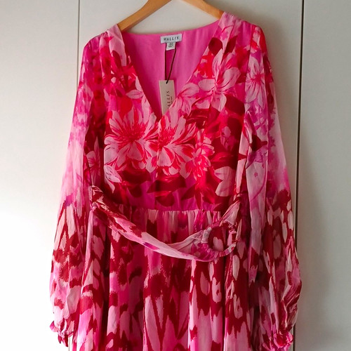 Wallis pink floral butterfly - wallis,