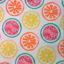 20x Summer Fruit Decoupage