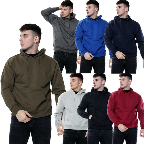 Mens plain hoodies fleece - mens,