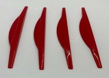 4x RED ABS Door Boot Guard