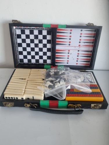 Games chess cards - 6-in-1,