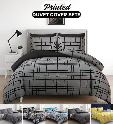 Duvet cover set reversible - duvet,