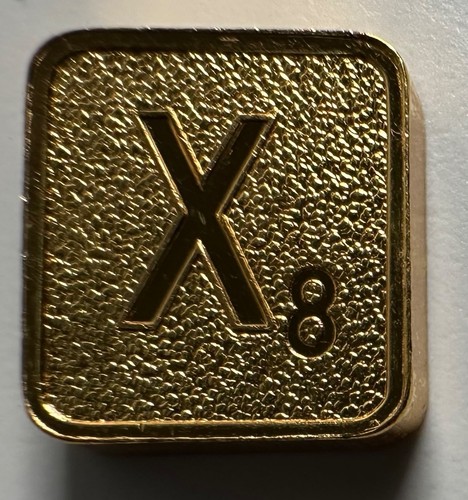 Franklin mint 24k scrabble - mint,