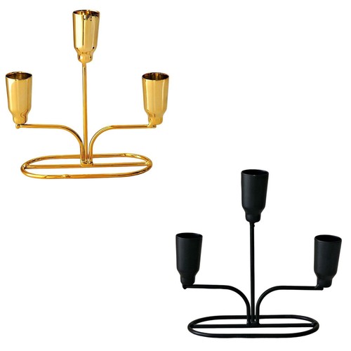 Metal candle holder - metal,