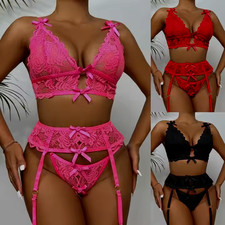 Bra Knickers Suspender Belt