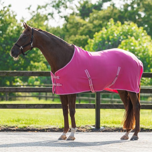 Fleece horse rug pink - rug,