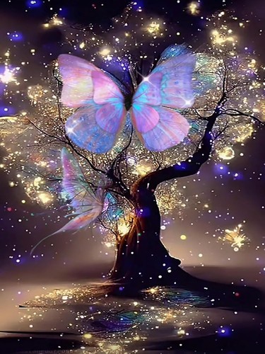 Unique 30x40 butterfly - cm,