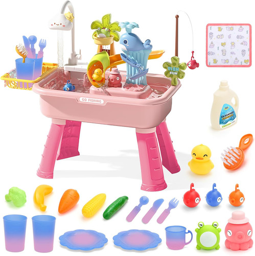 Kids sand water table - water,