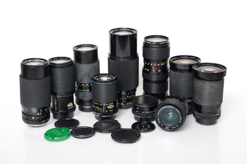 Vintage camera lenses job - 10, x